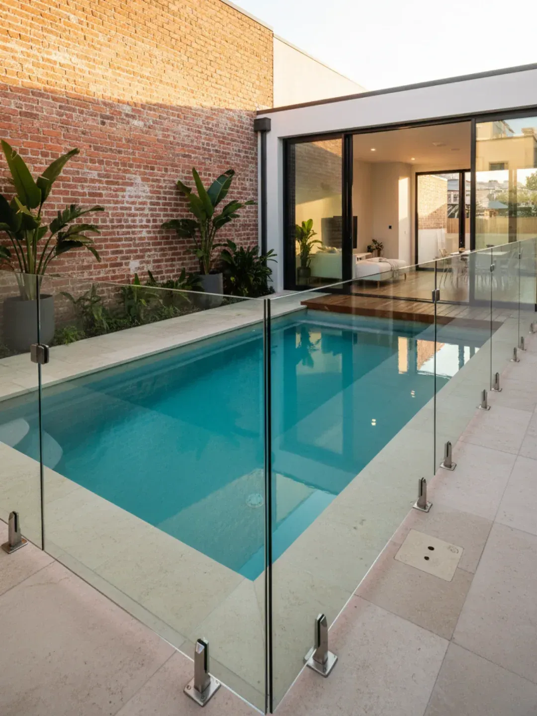 Premium frameless glass pool fences west end for riverfront homes, combining safety compliance with crystal clear views.